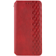 Чохол-книжка Leather Cubic Xiaomi Redmi 13 red PLS-00-00131664