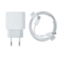 Зарядний пристрій Apple iPhone 16 Pro Max з кабелем Type-C 35W 1USB-C (Original China) white PLS-00-00135510