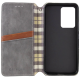 Чохол-книжка Leather Cubic Motorola Moto G15 gray PLS-00-00162805