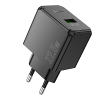 Зарядний пристрій Hoco CS17A 22.5W 3A 1USB-A black PLS-00-00145459
