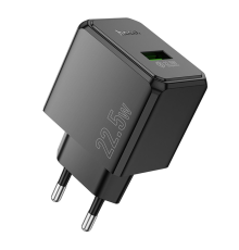 Зарядний пристрій Hoco CS17A 22.5W 3A 1USB-A black PLS-00-00145459