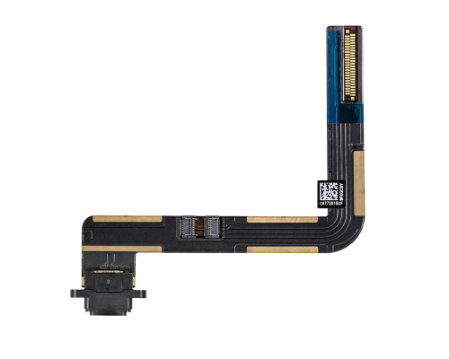 Шлейф iPad 9.7 2018 з роз'ємом зарядки black PLS-00-00094838