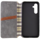 Чохол-книжка Leather Cubic Samsung A245 Galaxy A24 gray PLS-00-00162876