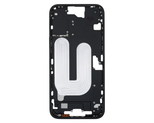 Середня частина корпусу для iPhone 16 Plus US black (OEM) PLS-00-00165160