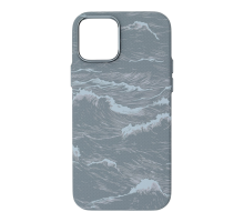 Чохол D Glory Ultra Slim with Magnetic для iPhone 12 (12 Pro) gray wave PLS-00-00166050