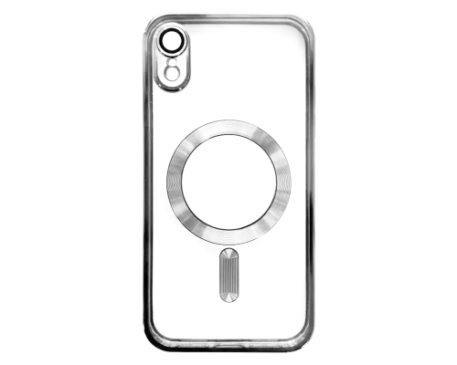 Чохол Fashion Case with MagSafe Full Camera iPhone XR silver PLS-00-00148649