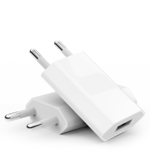 Зарядний пристрій 5W 1A 1USB-A (тех пак) white PLS-00-00107516