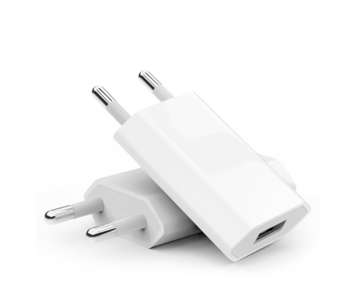 Зарядний пристрій 5W 1A 1USB-A (тех пак) white PLS-00-00107516