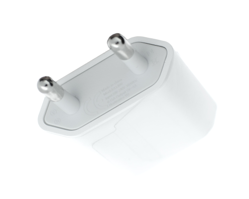 Зарядний пристрій 5W 1A 1USB-A (тех пак) white PLS-00-00107516