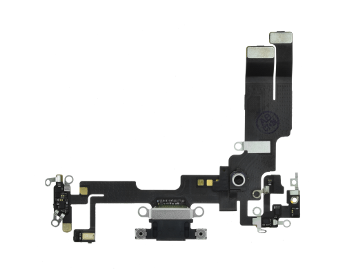 Шлейф iPhone 14 з роз'ємом зарядки black (Original Used) PLS-00-00127221