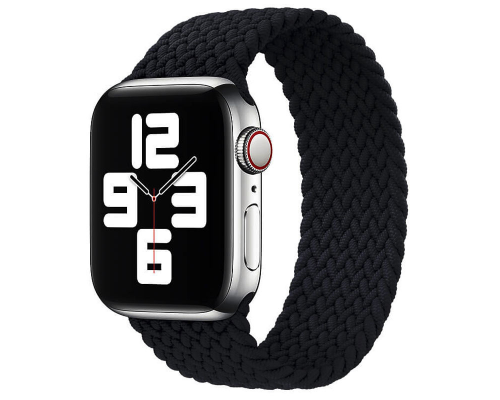 Ремінець для Apple Watch Braided Solo Loop (38,40,41) mm black PLS-00-00131890