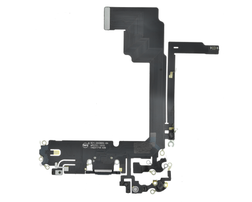 Шлейф iPhone 15 Pro Max з роз'ємом зарядки black titanium PLS-00-00112841