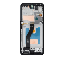 Дисплей Samsung G998 Galaxy S21 Ultra з сенсором та рамкою black (IPS) PLS-00-00145785