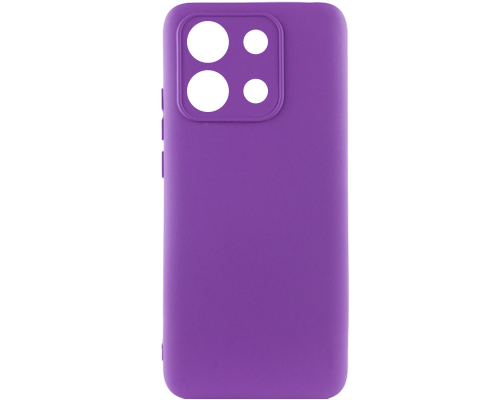 Чохол Silicone Cover Full Camera Xiaomi Poco X6 Pro 5G purple PLS-00-00122135