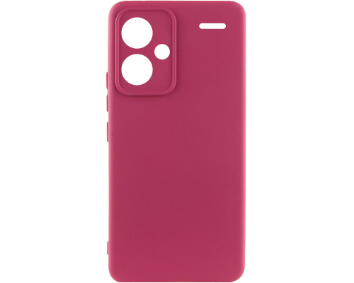 Чохол Silicone Cover Full Camera Xiaomi Redmi Note 13 Pro Plus 5G burgundy PLS-00-00122151