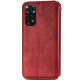 Чохол-книжка Leather Cubic Xiaomi Redmi Note 11 Global red PLS-00-00163078