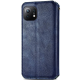 Чохол-книжка Leather Cubic Xiaomi Mi 11 blue PLS-00-00162985