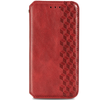Чохол-книжка Leather Cubic Xiaomi Redmi Note 11 Global red PLS-00-00163078