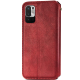Чохол-книжка Leather Cubic Xiaomi Redmi Note 10 5G red PLS-00-00163070