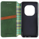 Чохол-книжка Leather Cubic Xiaomi Redmi Note 14 Pro 4G green PLS-00-00163104