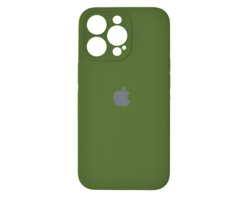 Чохол Silicone Case Full Camera Protective iPhone 12 Pro Max army green PLS-00-00104577