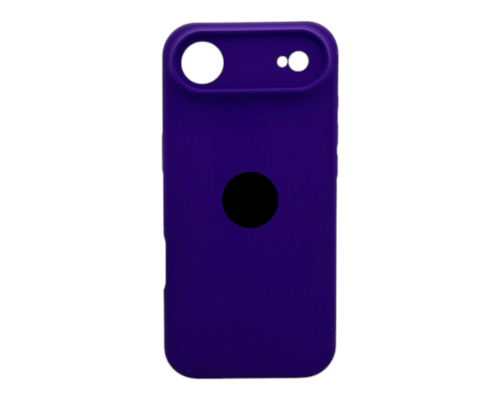 Чохол Silicone Case Full Camera Protective для iPhone 17 Air dark purple (УЦІНКА) PLS-00-00159382