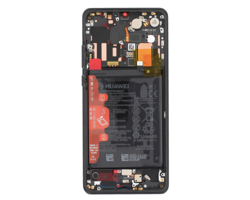 Дисплей Huawei P30 Pro з сенсором та рамкою black (Original) PLS-00-00108014