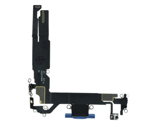 Шлейф iPhone 16 з роз'ємом зарядки ultramarine (Original Used) PLS-00-00133996