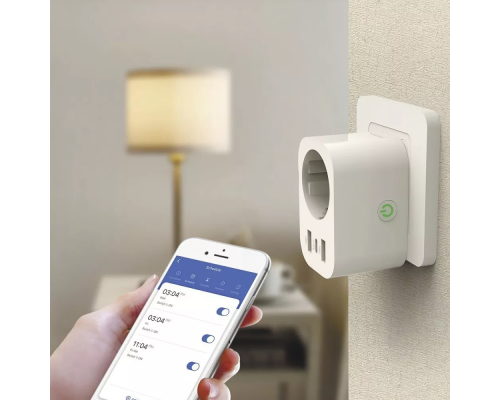 Розумна Wi-Fi розетка Proove Rapid Smart Socket PD-02 EU 1AC white PLS-00-00120282