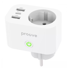 Розумна Wi-Fi розетка Proove Rapid Smart Socket PD-02 EU 1AC white PLS-00-00120282