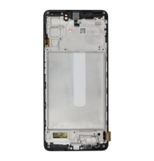 Дисплей Samsung M526 Galaxy M52 5G (2021) з сенсором та рамкою black (Original Assembled) PLS-00-00146633