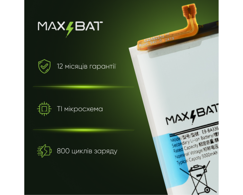Акумулятор Samsung EB-BA336ABY (Max Bat) PLS-00-00124059