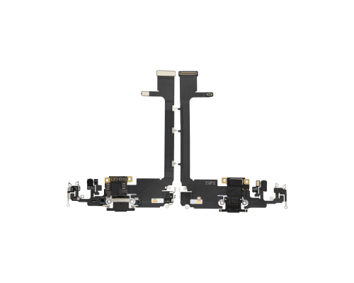 Шлейф iPhone 11 Pro Max з роз'ємом зарядки space gray (Original Used) PLS-00-00037013