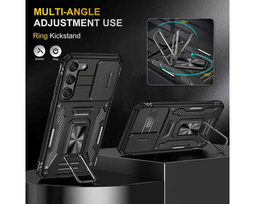 Чохол Camshield Serge Ring for Magnet Samsung S911 Galaxy S23 black PLS-00-00124749