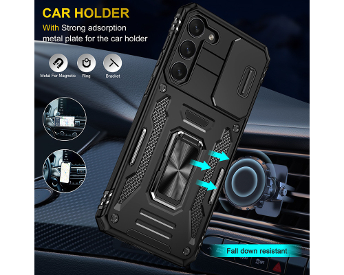 Чохол Camshield Serge Ring for Magnet Samsung S911 Galaxy S23 black PLS-00-00124749