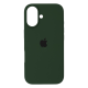 Чохол Silicone Case Full Protective iPhone 17 dark green PLS-00-00146434