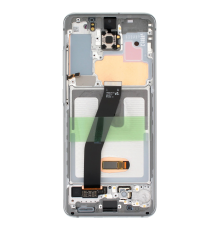 Дисплей Samsung G980 Galaxy S20 з сенсором та рамкою white (Original) PLS-00-00090536