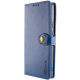 Чохол-книжка Leather GETMAN with card holder Xiaomi Redmi Note 14 4G (European) blue PLS-00-00148403