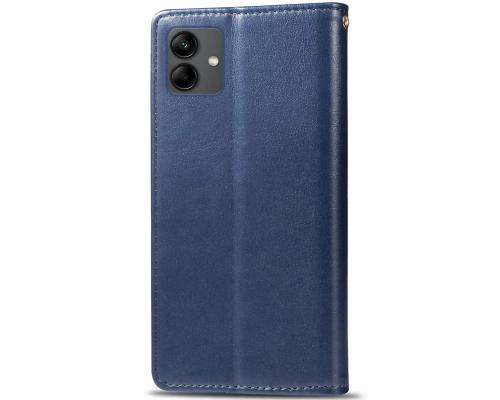 Чохол-книжка Leather GETMAN with card holder Samsung A075 Galaxy A07 blue PLS-00-00148232