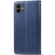 Чохол-книжка Leather GETMAN with card holder Samsung A075 Galaxy A07 blue PLS-00-00148232