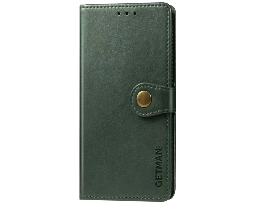 Чохол-книжка Leather GETMAN with card holder Samsung A075 Galaxy A07 green PLS-00-00148235