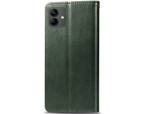 Чохол-книжка Leather GETMAN with card holder Samsung A075 Galaxy A07 green PLS-00-00148235