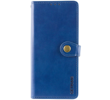 Чохол-книжка Leather GETMAN with card holder Infinix Hot 50i blue PLS-00-00148151