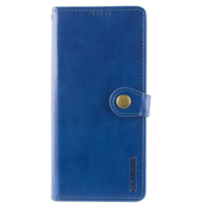 Чохол-книжка Leather GETMAN with card holder Infinix Hot 50i blue PLS-00-00148151