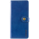 Чохол-книжка Leather GETMAN with card holder Infinix Hot 50i blue PLS-00-00148151