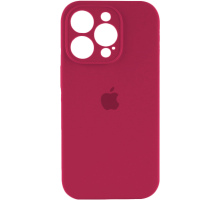 Чохол Silicone Case Full Camera Protective iPhone 13 Pro Max maroon PLS-00-00116538