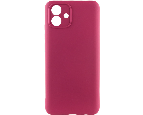 Чохол Silicone Cover Full Camera Samsung A055 Galaxy A05 marsala PLS-00-00118228