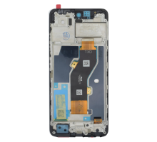 Дисплей Infinix Hot 40i з сенсором та рамкою black (Service) (ver. FPC) PLS-00-00165993