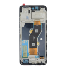 Дисплей Infinix Hot 40i з сенсором та рамкою black (Service) (ver. FPC) PLS-00-00165993