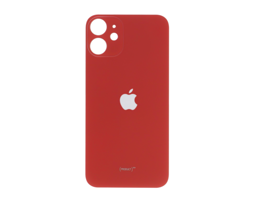 Задня кришка iPhone 12 mini red (Більший отвір) PLS-00-00049735